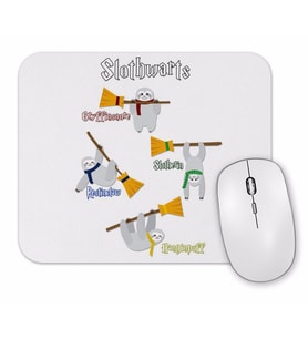 Slothwarts  Harry Potter Sloths Mouse Pad