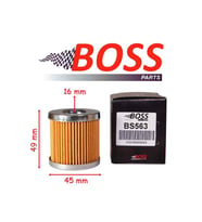 Rks Rz 250S Yağ Filtresi Boss Bs563 (Hf182) 45-49-16 Mm Piaggio Beverly 350-400