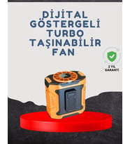 Yüksek Kapasiteli Turbo Taşınabilir Fan