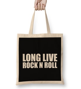 Long Live Rock N' Roll Bez Çanta Uzun Saplı