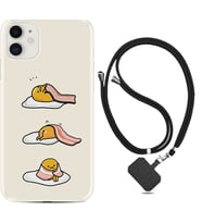 Apple iPhone 11 12 13 Mini Kılıf Boyun Askılı Silikon Sweety Egg 1322