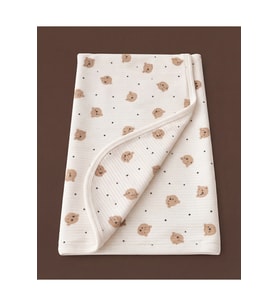 - %100 Pamuk Bebek Battaniyesi 80x90