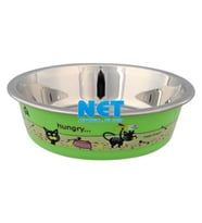 Trixie kedi mama ve su kabı, paslanmaz,0,23lt 12cm