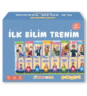 İlk Bilim Trenim - Cırt Cırtlı Yapboz ve Kitap Seti