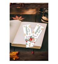 Yeni Yıl - Yılbaşı Temalı - Hediyelik-  Kitap Ayracı - 1 Adet