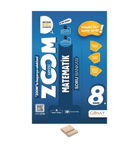 LGS 8.Sınıf Zoom Matematik Soru Bankası ve Telefon Standı