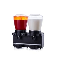 Samixir Panoramik Twin 22+22 Lt Fıskiyeli-Karıştırıcılı Soğuk İçecek Makinesi SM44-AB