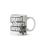 Grand Theft Auto Logo Porselen Kupa Bardak