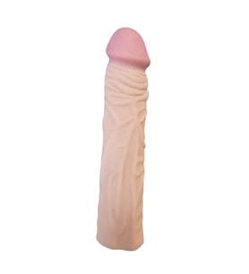 Gerçekçi Penis Kılıfı Et Dokusunda 19 cm