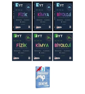 TYT ve AYT Fizik Kimya ve Biyoloji Deneme