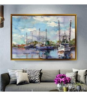 Altın Çerçeveli dekoratif tablo a221 (Gold)