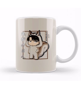 Attack On Titan Chibi Levi 1 Kupa Bardak Porselen