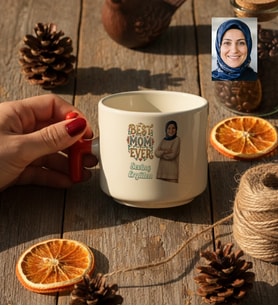 Kişiye Özel Karikatürlü Best Mom Ever Anneye Hediye T Kupa Anneler Günü Hediyesi