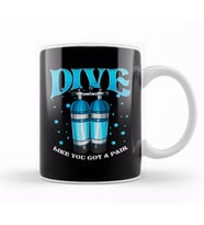 Dive Like You Got a Pair Funny Scuba Diving Pun Kupa Bardak Porselen