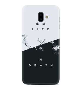 Samsung J6 Plus J7 Prime J7 Pro M20 Kılıf Desenli Silikon Life and Death 1339