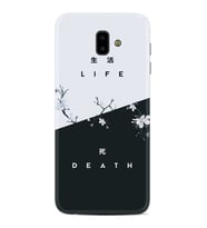 Samsung J6 Plus J7 Prime J7 Pro M20 Kılıf Desenli Silikon Life and Death 1339