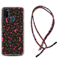 Samsung M21 M22 M23 M30 M31S M32 Kılıf Boyun Asklı Rasta Silikon Barbie and Shoes 1413