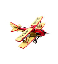 Dekoratif Metal  Çift Kanatlı Savaş Uçağı E-5415