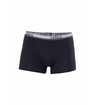 Relax Pamuklu Esnek Erkek Boxer Lacivert - 1268A