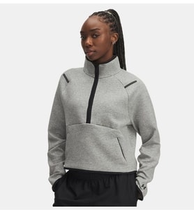 Under Armour Unstoppable Flc HZ Gri Kadın Sweatshirt 6003671-011
