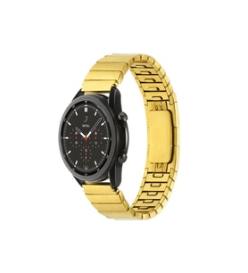 Samsung Galaxy Watch 46mm Uyumlu 22mm Kordon Paslanmaz Çelik Luxury Zore KRD-82 Kayış