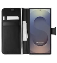 Microsonic Samsung Galaxy S25 Ultra Kılıf Delux Leather Wallet Siyah (Siyah)