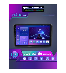 AUDİ A3 ANDROİD 4GB RAM 64GB ROM 8 ÇEKİRDEK CARPLAY NAVİGASYON MULTİMEDYA