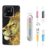 Xiaomi Redmi Note 7 8 9 Pro 10 2022 10 Pro 10S Kılıf Kablo Koruma Spiral Silikon Leon 1323