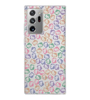 Samsung Galaxy Note 20 Ultra Kapak Hello Kitty Tasarımlı Şeffaf Silikon Kılıf