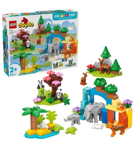 LEGO DUPLO Kasabası 3'ü 1 Arada Vahşi Hayvan Aileleri 10446