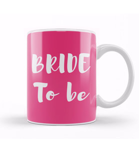 Bride To Be Loop Font Kupa Bardak Porselen