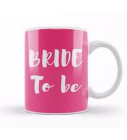 Bride To Be Loop Font Kupa Bardak Porselen