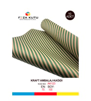 Paket Kağıdı Kraft Kağıt Ambalaj Kağıdı Hediye Kağıdı Yılbaşı Çeyiz Paketleme Kağıt 70x100 (10 ADET)