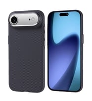 iPhone 17 Air Karbon Fiber Desenli ve Magsafe Şarj Özellikli Ultra Slim Phantom Premium Sert PC Kapak