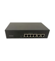 OEM ODM Fast Ethernet 10/100mbps 4 Port Poe Switch With 2 Uplink Port Network Switch (Siyah)