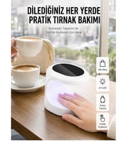 Kalıcı Oje Kurutucu UV Led Teknolojisi Taşınabilir Mini Tırnak Kurutucu
