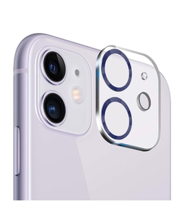Binano iPhone 11/12 Mini 3D Pro Kamera Koruyucu Mavi