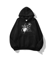 Trendiz Unisex Spider R Sweatshirt Siyah