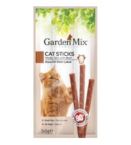 Gardenmix Dana Etli Kedi Stick Ödül 3*5gr (Kahverengi)