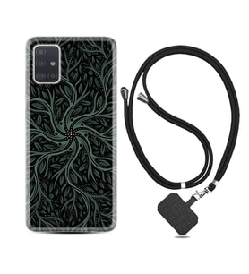 Samsung a71 A72 A73 A7 A9 2018 C7 C9 Kılıf Boyun Askılı Silikon Sarmaşıklar 1675