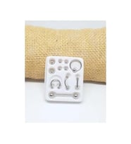 11 Parça Piercing (Cerrahi Çelik) Ve Piercing Topu Seti Piirsing