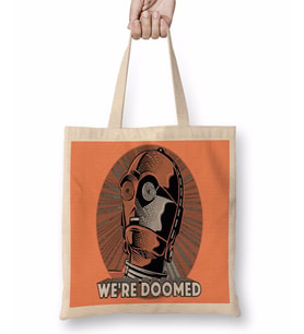 Were Doomed Bez Çanta Uzun Saplı