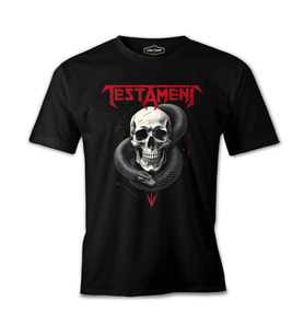 Testament - Kurukafa Yılan Siyah Erkek Tshirt