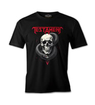 Testament - Kurukafa Yılan Siyah Erkek Tshirt