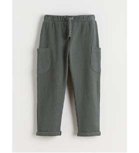 LCW baby Yeşil Beli Lastikli Erkek Bebek Jogger Eşofman Alt