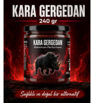 KARA GERGEDAN Doğal Form Desteği 240 gr