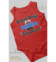 Babam değil, dedem sağolsun. Sıfır Kollu Bebek Zıbını %100 Pamuk