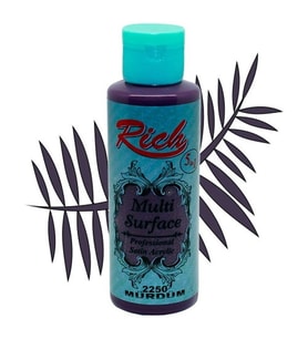 Rich Multi Surface Her Yüzey İçin Akrilik Boya 120 cc. 2250 MÜRDÜM 