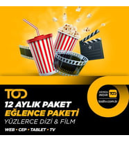 TOD Eglence Paketi - 12 Aylık (web-cep-tablet-smart tv-android tv-apple tv)