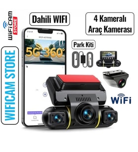4 Kameralı 4K UHD Profesyonel Araç Kamerası